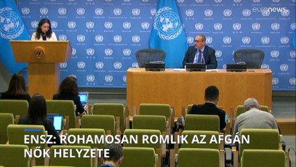 ENSZ: Rohamosan romlik a nők helyzete Afganisztánban