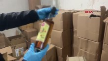 DÜZCE'DE BİN 639 ŞİŞE SAHTE İÇKİ ELE GEÇİRİLDİ