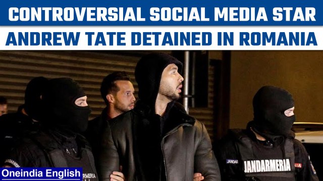 Andrew Tate arrested in Romania for alleged trafficking and organized crime | Oneindia News *News