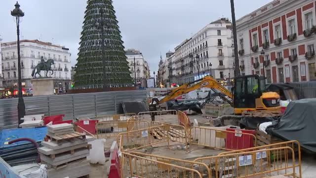 Todo preparado para despedir el año en la Puerta del Sol