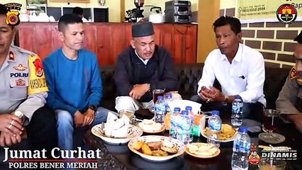 Polres Bener  Meriah Polda Aceh kembali gelar Jumat Curhat