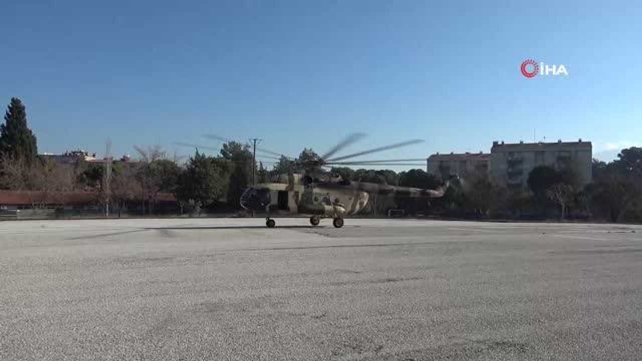 Havadan denetim yapan jandarmadan kazaya anında müdahale