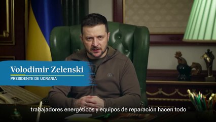 Zelenski: "Hay cortes de electricidad en la mayoría de las regiones de Ucrania"