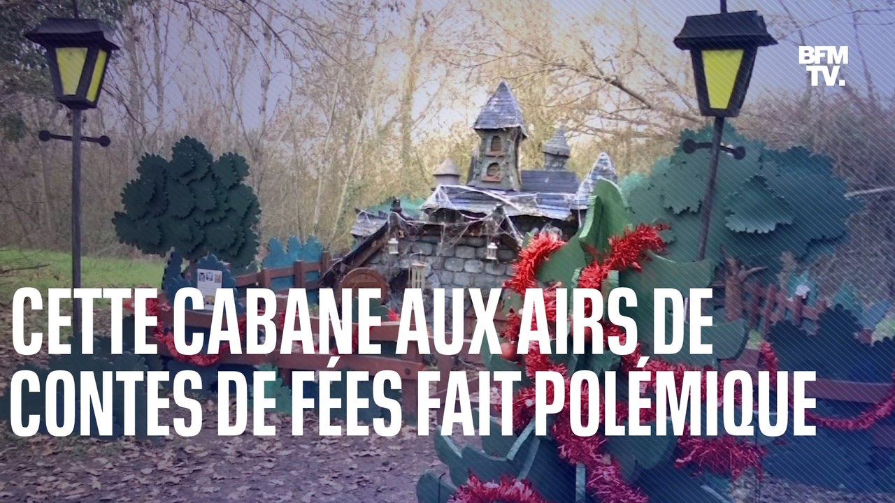 Construite par un SDF près de Toulouse, cette c...