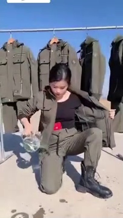 Meri Zindagi hai TU song__ Beautiful chinese army girl_ Dubbed songs(360P)