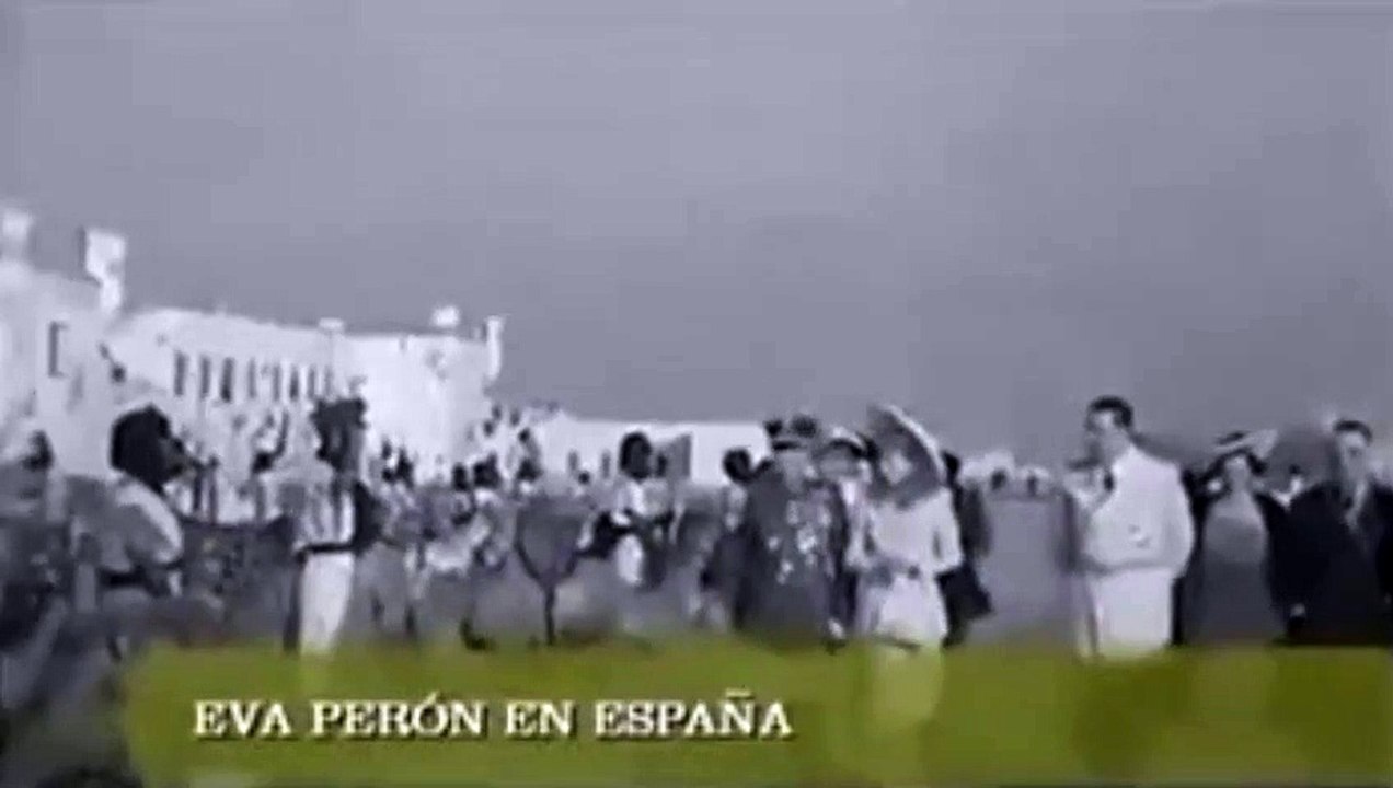 Visita de Eva Perón a España