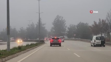 Karabük'te yoğun sis hayatı olumsuz etkiledi