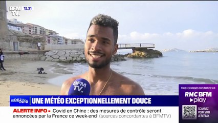 Dans le Sud, les températures douces attirent les touristes et les baigneurs