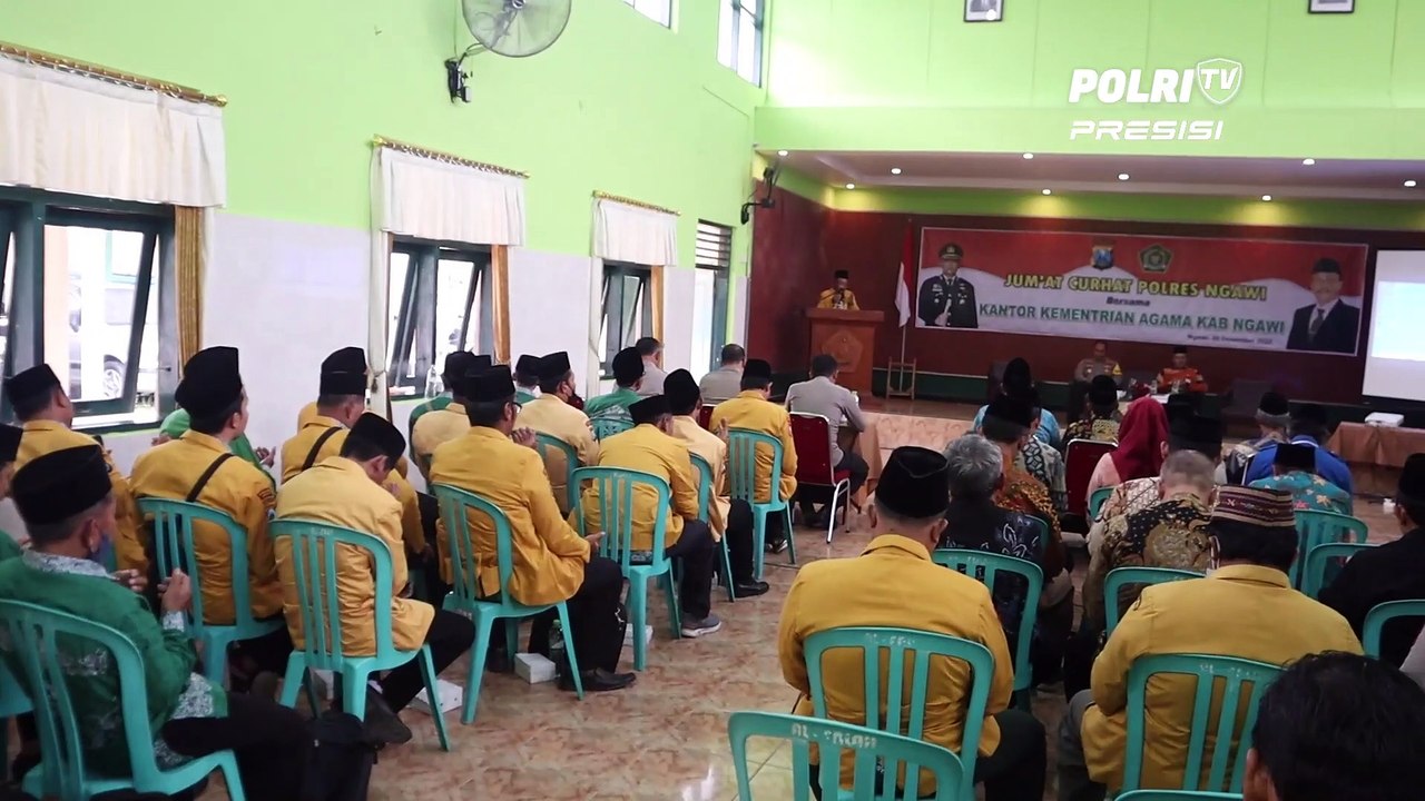 Kapolres Ngawi Pimpin Jumat Curhat Serentak