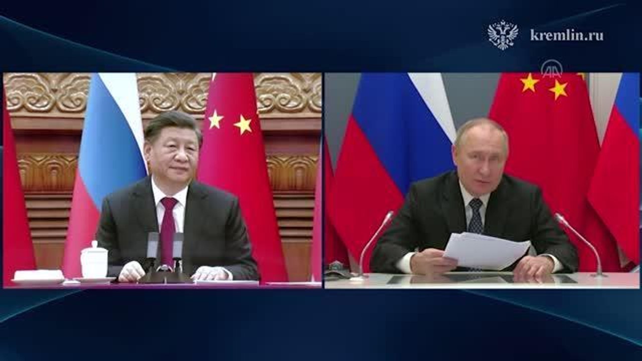 Rusya Devlet Başkanı Putin ile Çin Devlet Başkanı Şi, ikili ilişkilerin önemini vurguladı
