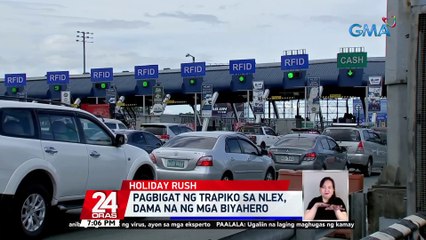 Pagbigat ng trapiko sa NLEX, dama na ng mga biyahero | 24 Oras