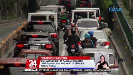 Download Video: Panawagan ng LTO sa mga commuter: 'wag tangkilikin ang mga colorum na habal-habal | 24 Oras