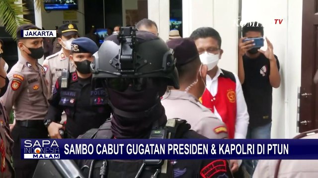 Baru Berumur Sehari, Akhirnya Sambo Cabut Gugatan Jokowi dan Kapolri di PTUN