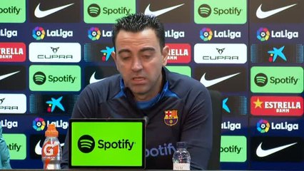 Xavi: "Me parece desproporcionado e injusto tres partidos por un gesto"