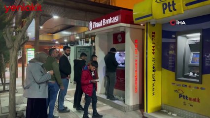 ATM'den para çekenler gözlerine inanamadı! Devreye kaymakam girdi