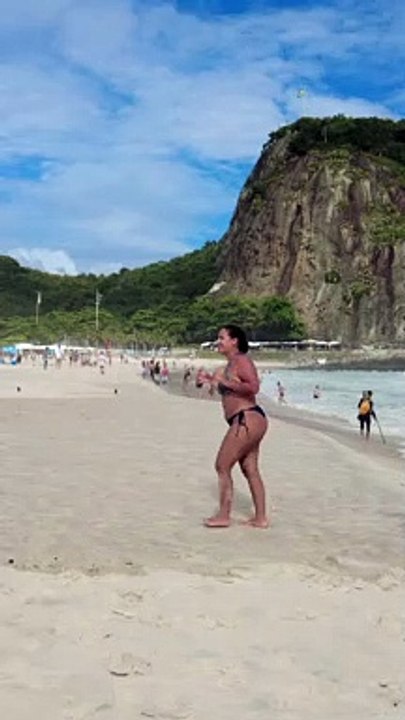 Copacabana Beach in Rio De Janeiro _ Brazil