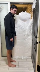 Wall of Snow Blocks Door