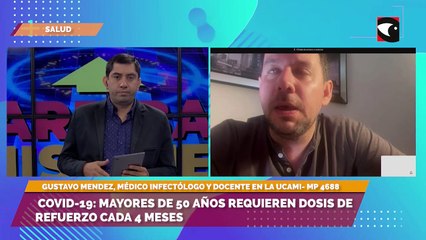 Covid-19 mayores de 50 años requieren dosis de refuerzo cada 4 meses