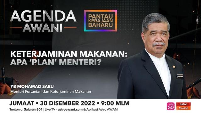 Agenda AWANI: Keterjaminan Makanan | Apa ‘plan’ Menteri?