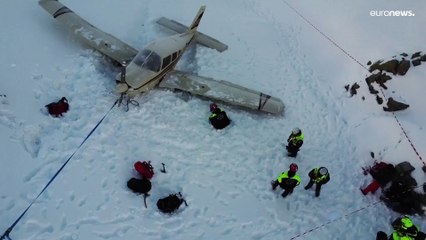 Dolomites : Atterrissage miraculeux d'un avion de tourisme