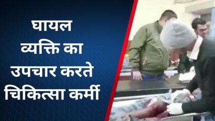 दौसा: सड़क दुर्घटना में एक व्यक्ति हुआ घायल