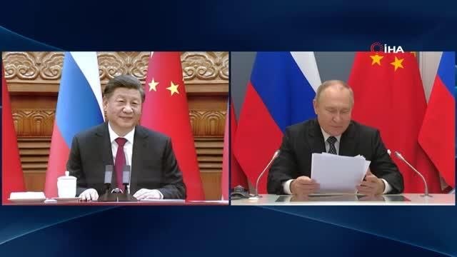 Putin: Rusya ve Çin ordusu arasındaki iş birliğini güçlendirmeyi hedefliyoruz Putin, Çin Devlet Başkanı Xi ile görüştü