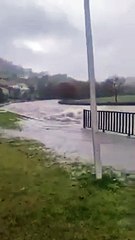 Inundações rematam 2022. Caudal da Praia Fluvial de Cerva transborda