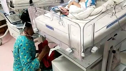 पालना गृह में नवजात