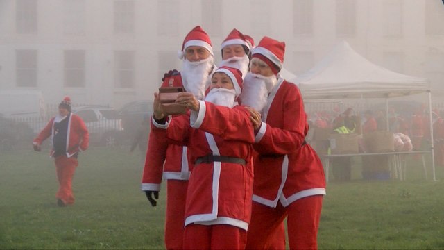 Festive themed fun-runners raise thousands for charity in Margate