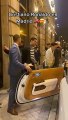 Rolls Royce que Georgina ofereceu a CR7 arrasa em Madrid. O jogador português jantou num restaurante na Castellana, em Madrid