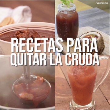 ¿Resaca? ¡Recúperate en pocos minutos con estas recetas para quitar la cruda!