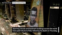Tributes to Pele - from Sao Paulo to Wembley