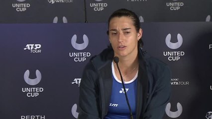 United Cup - Garcia : ''Continuer sur ma lancée''