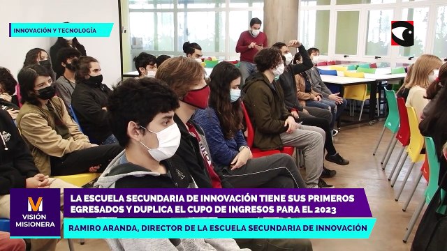 La Escuela Secundaria de Innovación tiene sus primeros egresados y duplica el cupo de ingresos para el 2023