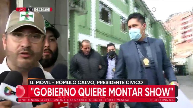 “Estamos buscando la medida menos dañina para la población”, dice Calvo sobre nuevas acciones por Camacho