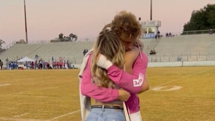 Sister Surprises Brothers For First Hug Since Mom's Passing | Happily TV