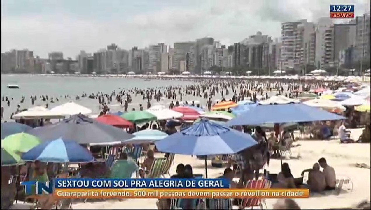 Meio milhão de pessoas devem passar a virada em Guarapari