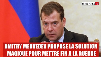 "soit il cède soit il meurt": Medvedev lance des menaces inquiétantes à zelensky