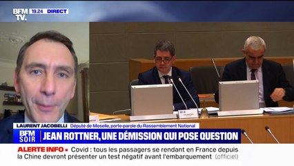 Le départ de Jean Rottner de la présidence de la région Grand Est pour un promoteur immobilier laisse "un sentiment confus de mensonge, de trahison" selon Laurent Jacobelli, député RN de Moselle