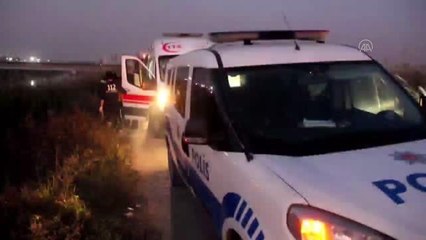 Nehir kenarına düşen araçtaki 2 kişi yaralandı