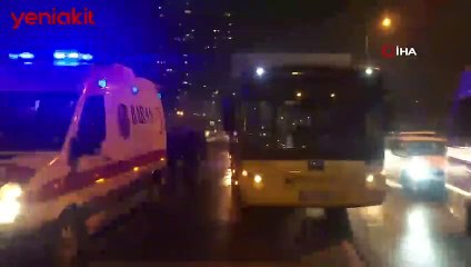 Kartal’da minibüs İETT otobüsüne çarptı! Yaralılar var