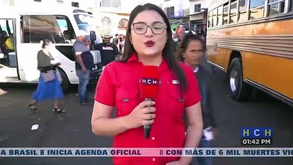 ¡Para despedir el Año Viejo! Hondureños continúan desplazándose a sus lugares de origen