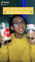 Sptrakori tipe tipe orang minum street boba #Shorts