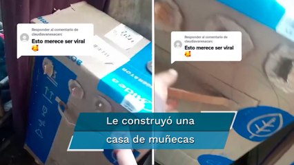 Sin dinero, pero con ingenio, mamá hace regalo casero a su hija y se vuelve viral