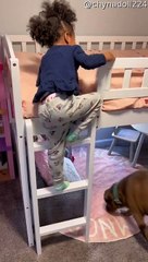 Daughter's Reaction to Getting Big Girl Room From Santa