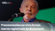 Seguindo os passos de Bolsonaro, Lula promete fazer lives durante mandato