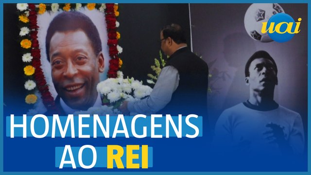 Pelé recebe homenagens em todo o mundo