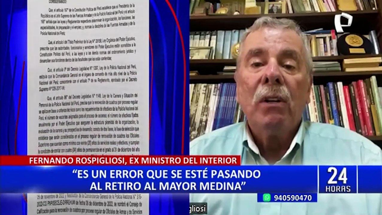 Mininter pasa a retiro a mayor PNP David Medina, mano derecha de coronel Harvey Colchado