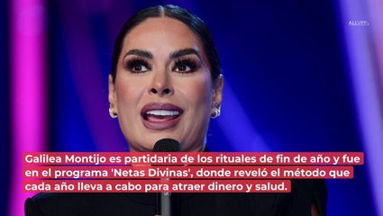 Galilea Montijo revela su excéntrico ritual de Año Nuevo para tener dinero