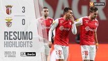 Highlights: SC Braga 3-0 Benfica (Liga 22/23 #14)
